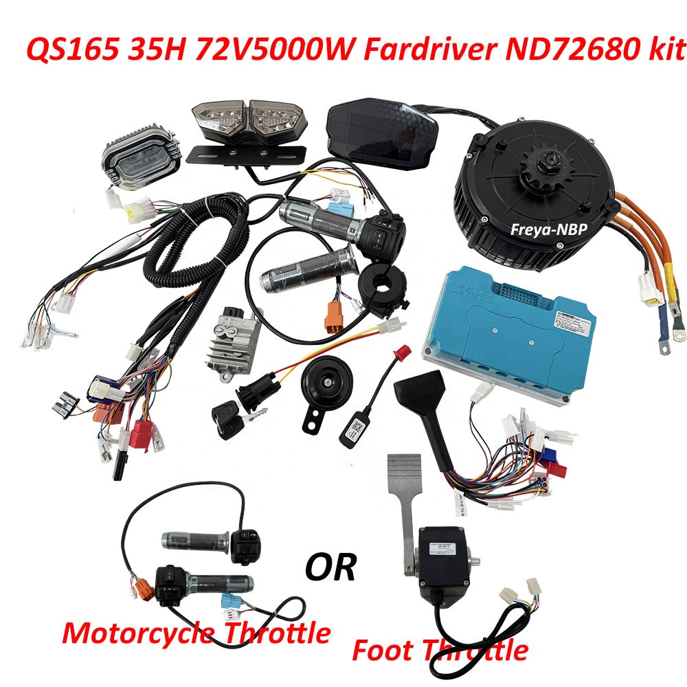 Mid Drive Motor Kit 72V 5000W - محرك QS QS165 بقوة 5000 واط
