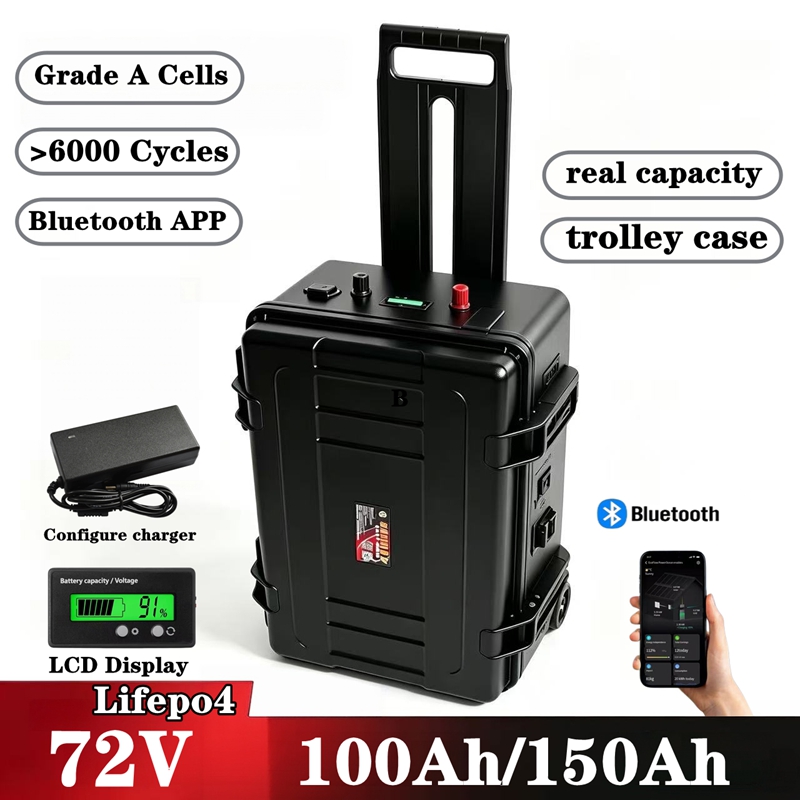 Lifepo4 72V 100Ah Battery Pack Ev - حزمة بطاريات ليثيوم LiFePO4 مقاومة للماء،