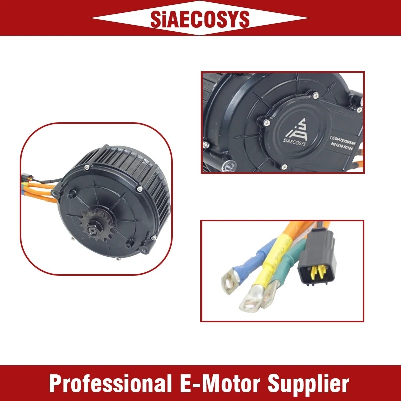 محرك QSMOTOR QS165 V2 بقدرة 50 - مراجعة Mid Drive Motor Kit 72V 5000W وسعره