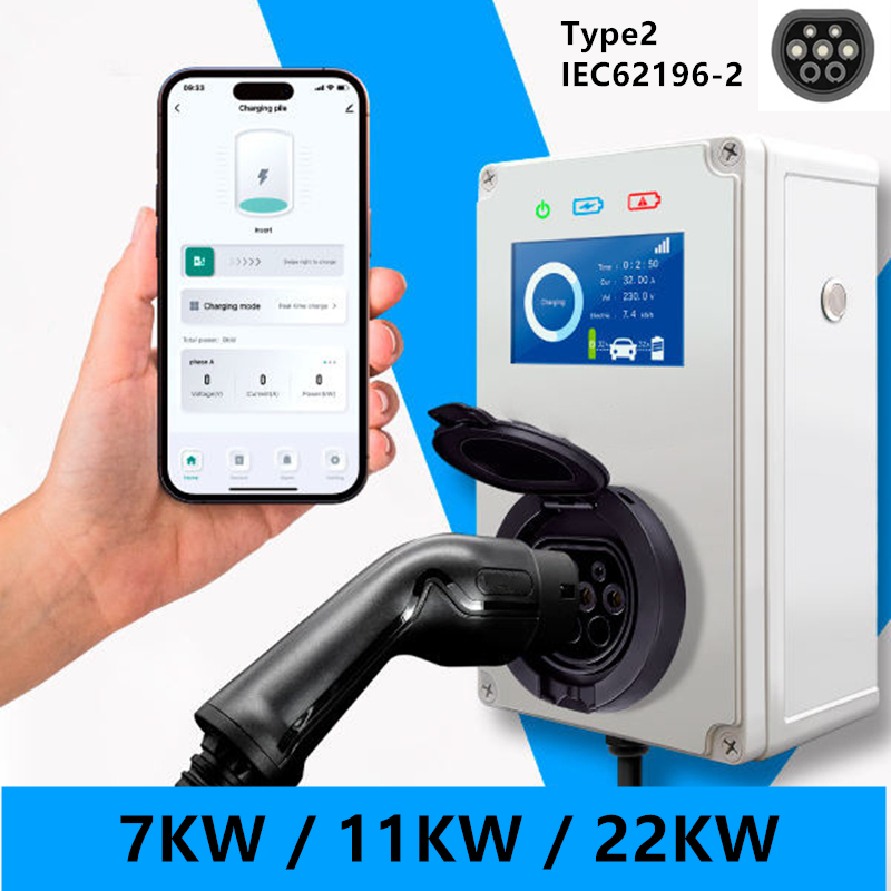 شاحن سيارات كهربائية من النوع  - مراجعة Ev Charger Type 2 22Kw 32A 3 Phase وسعره