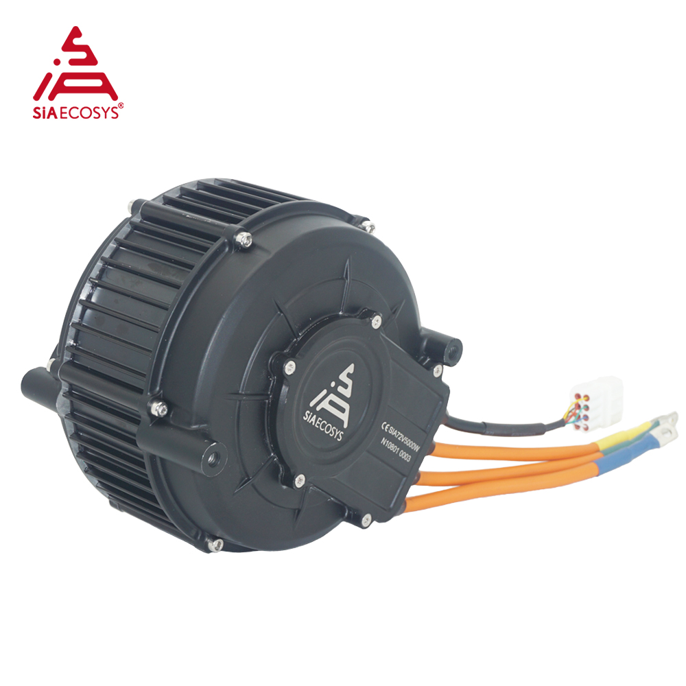 مجموعة محرك SiAECOSYS QSMOTOR  - مراجعة Mid Drive Motor Kit 72V 5000W وسعره