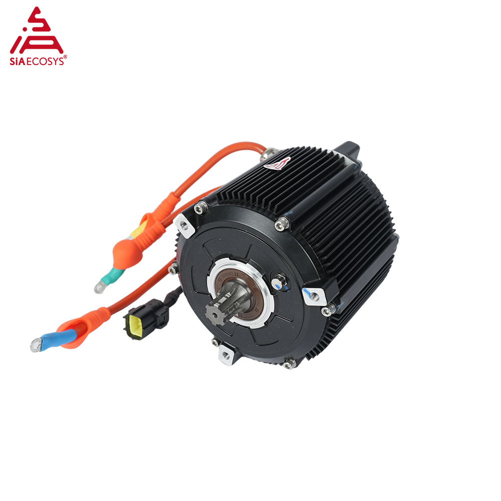 مجموعة محرك كهربائي للدراجات ا - مراجعة Mid Drive Motor Kit 72V 5000W وسعره